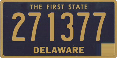 DE license plate 271377