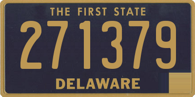 DE license plate 271379