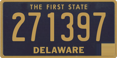 DE license plate 271397