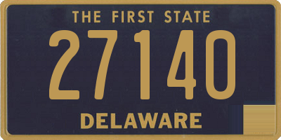 DE license plate 27140