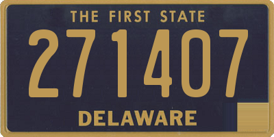 DE license plate 271407