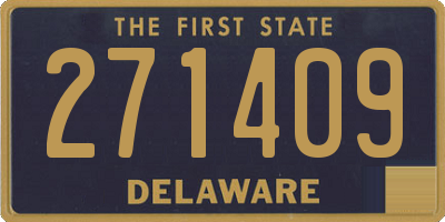 DE license plate 271409