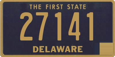 DE license plate 27141