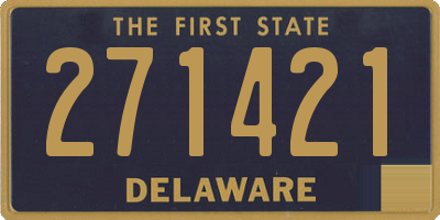 DE license plate 271421