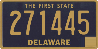 DE license plate 271445