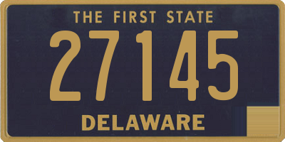 DE license plate 27145