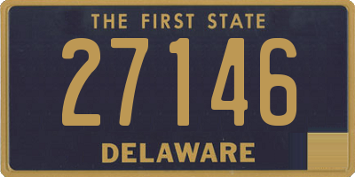 DE license plate 27146