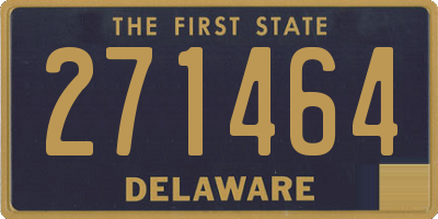 DE license plate 271464