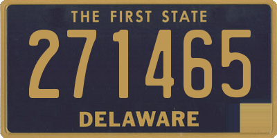 DE license plate 271465
