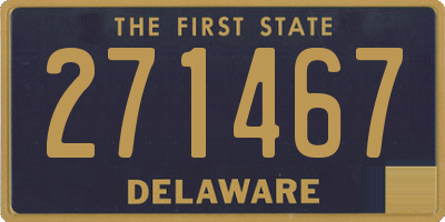 DE license plate 271467