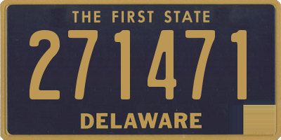 DE license plate 271471