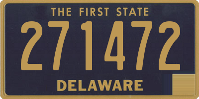 DE license plate 271472