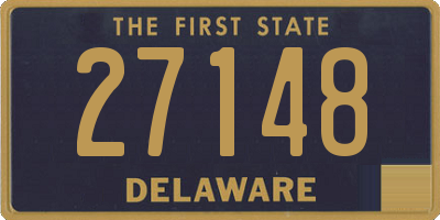 DE license plate 27148