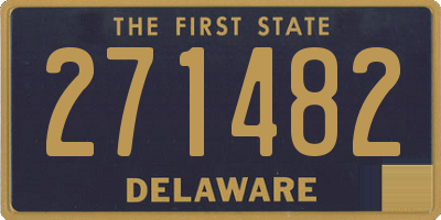 DE license plate 271482