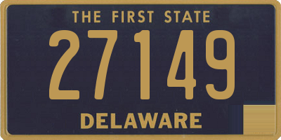 DE license plate 27149