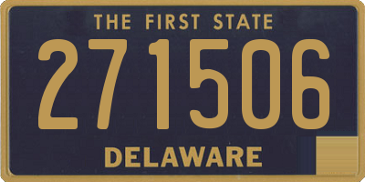 DE license plate 271506