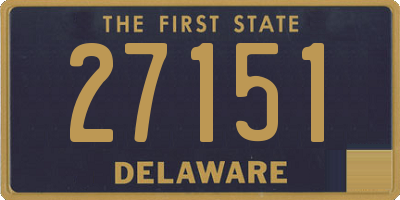 DE license plate 27151