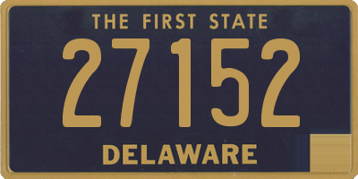 DE license plate 27152