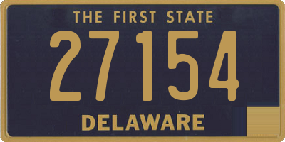 DE license plate 27154