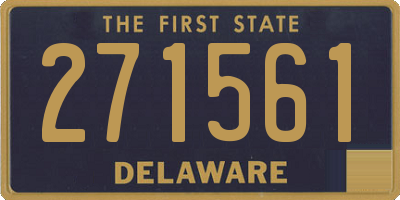DE license plate 271561
