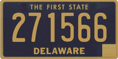 DE license plate 271566