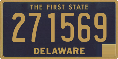 DE license plate 271569