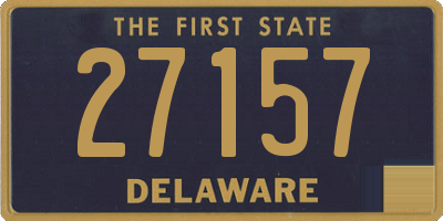 DE license plate 27157