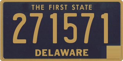 DE license plate 271571