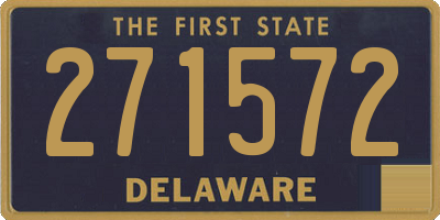 DE license plate 271572