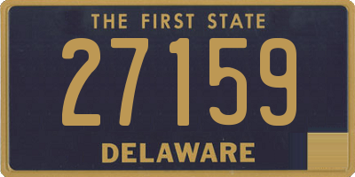 DE license plate 27159