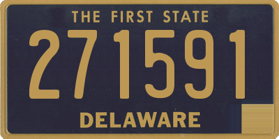 DE license plate 271591
