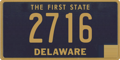 DE license plate 2716