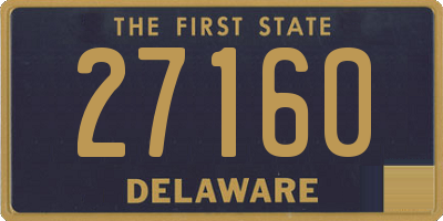 DE license plate 27160