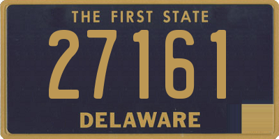 DE license plate 27161