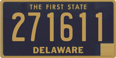 DE license plate 271611