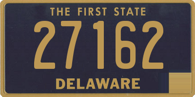 DE license plate 27162