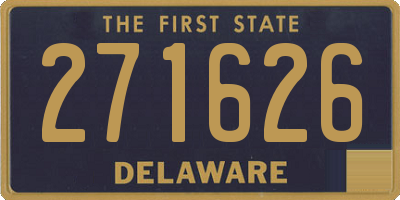 DE license plate 271626