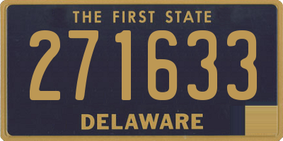 DE license plate 271633