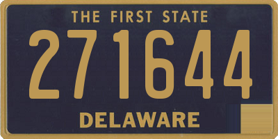 DE license plate 271644