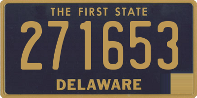 DE license plate 271653