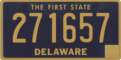 DE license plate 271657