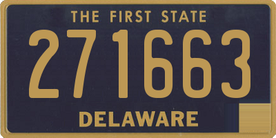 DE license plate 271663