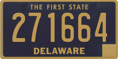 DE license plate 271664
