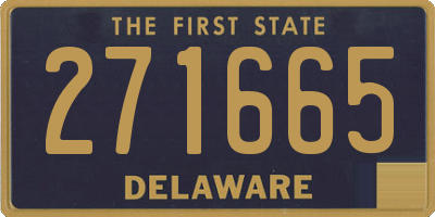 DE license plate 271665