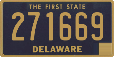 DE license plate 271669