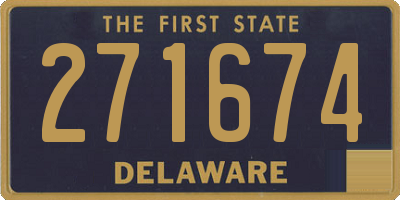 DE license plate 271674