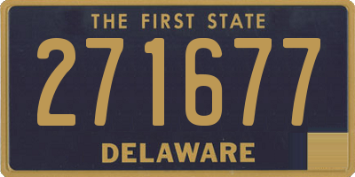 DE license plate 271677