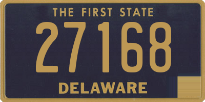 DE license plate 27168