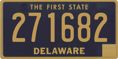 DE license plate 271682