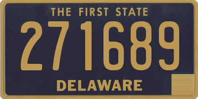 DE license plate 271689